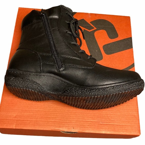 Propét Women’s Helena Black Lace Up Boots - Picture 6 of 15